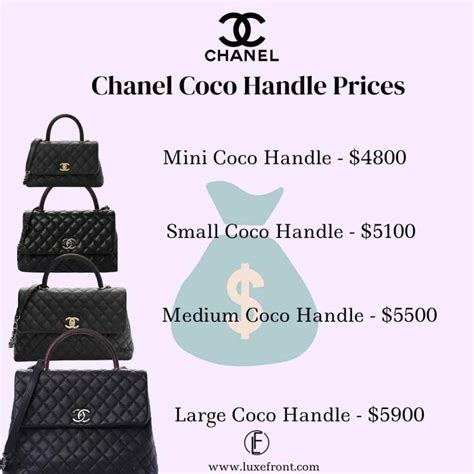 chanel coco handle preis|chanel coco handle price list.